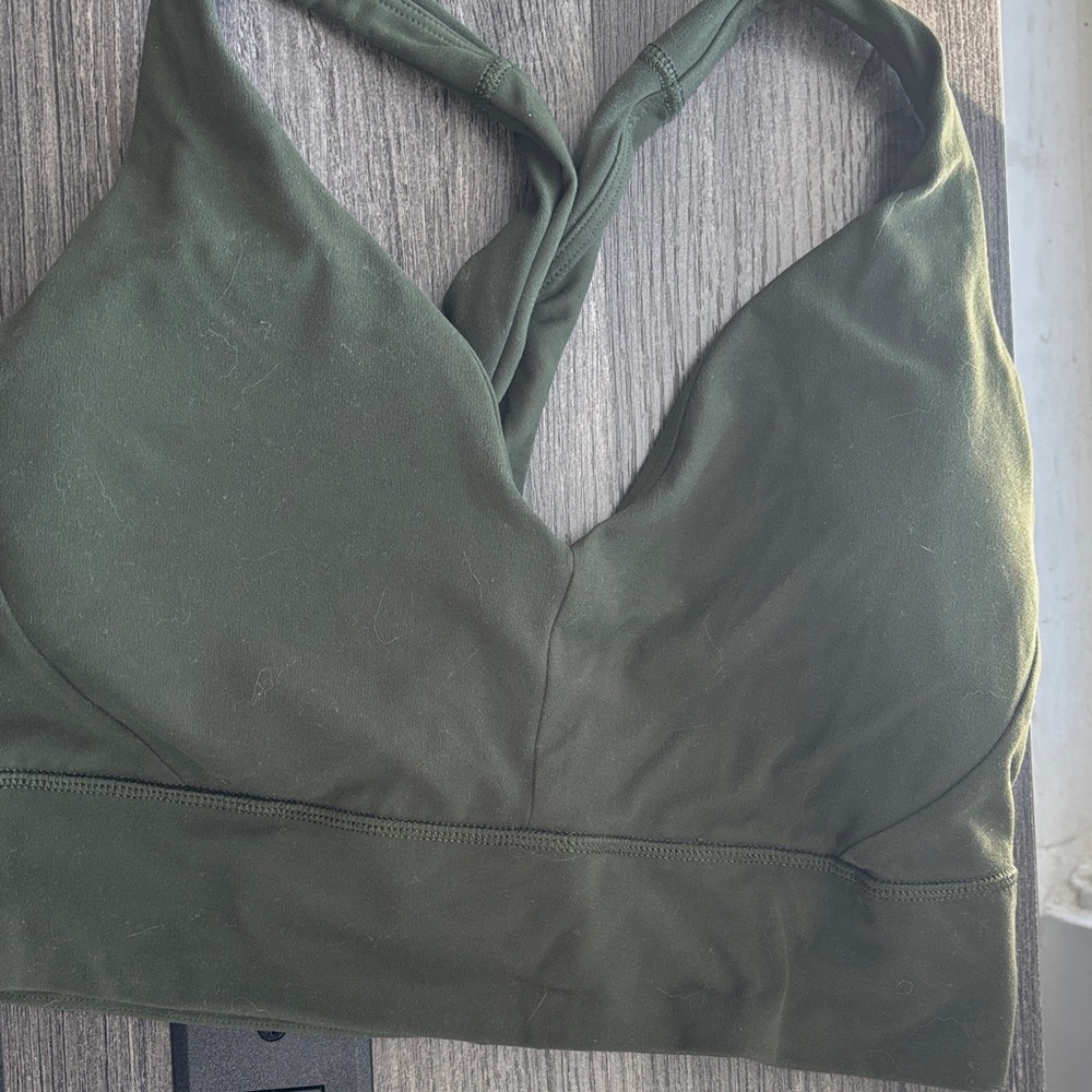 Athleta Deep Green Sports Bra